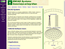 Tablet Screenshot of encad.ie